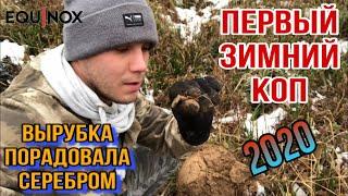 EQUINOX 600 ПЕРВЫЙ ЗИМНИЙ КОП 2020. КОП МОНЕТ / ЭКВИНОКС 600 WINTER hunting, metal detector