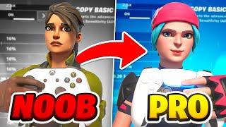 5 FASTEST Ways to Improve on Controller (Easy Fortnite Tutorial Tips & Tricks for Beginners)