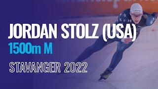 Jordan STOLZ (USA) | Winner | 1500m M | Stavanger | #SpeedSkating