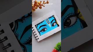 Krishna ji Eyes Drawing  #shorts #art #trending #namratart