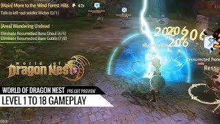 World of Dragon Nest - Level 1 to 18 preview (Pre-CBT)