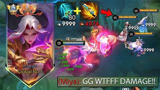 HANABI NEW UPDATE ONE SHOT BUILD WILL MAKE HER META AGAIN IN GOLD LANE!! RANK GLOBAL HANABI - MLBB