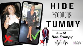 STYLE TIPS to Hide Your TUMMY - INSTANTLY |  9 CHIC Style Tips You Didn't Know