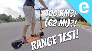 E-Scooter with 100 km (62 mi) range? I tested it!