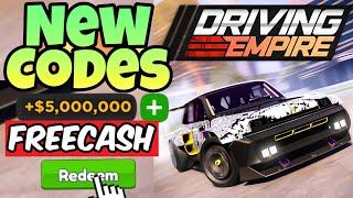 *NEW CODES* ALL WORKING CODES FOR DRIVING EMPIRE IN 2025! ROBLOX DRIVING EMPIRE CODES