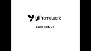 Enable Pretty Url in Yii2