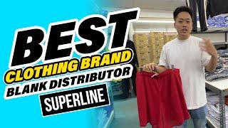 Where To Find The Blanks For You Your Clothing Brand! (Superline Wholesale Tour!)