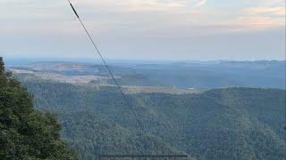 A beautiful ride to the top of the mountains in West Virginia!