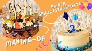 Torte, Cupcakes & Schokokuchen für Kindergeburtstag backen - Geburtstagstorte mit Vanille Biskuit