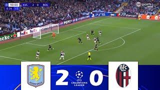 Aston Villa vs. Bologna [2-0] | UEFA Champions League 2024/25 | Match Highlights!