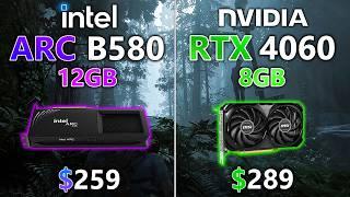 Intel ARC B580 vs RTX 4060 - Test in 19 Games