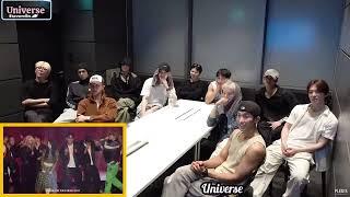 seventeen Reaction to zico ft Jennie spot live performance [Fan-made ]