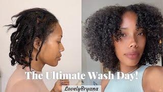 The Ultimate Curl Revival Wash Day | 5 weeks Fine Hair 3b/3c | LovelyBryana