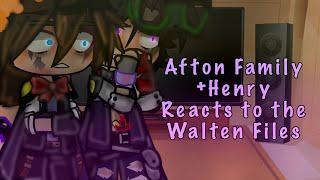 Afton Family Reacts to The Walten Files//Pt:1//Walten files//