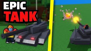 DANGEROUS Tank (Funny Tutorial) | Roblox Build a Boat for Treasure