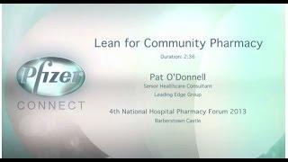 Lean for Community Pharmacy by Pat O'Donnell