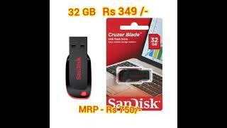 Sandisk 32GB pendrive USB 2.0 #Shorts #Sandisk #Pendrive #harddisk #storage