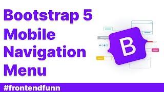 bootstrap 5 responsive mobile navigation menu