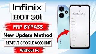 Infinix Hot 30i Frp Bypass Android 12 Infinix Hot 30i X669c Google Account Bypass X669c Frp Unlock