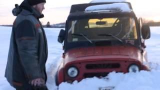 Уаз по снегу. Бесит, ну правда бесит!