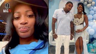 "Blue My Favorite Color" Erica Dixon Reacts To Troll Asking About Scrappy's Baby Shower! 