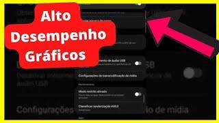 Recursos ocultos da opção de Desenvolvedor para melhorar o desempenho gráfico e travamentos dpi...