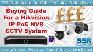 Hikvision IP PoE CCTV System Buyers Guide for Home Shop Office NVR & Cameras 2022