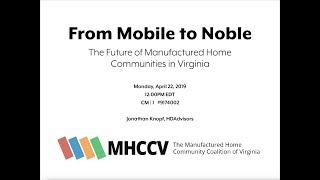 From Mobile to Noble: The Future of Manufactured Home Communities in Virginia