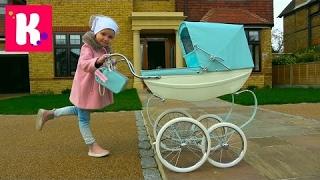 Королевская коляска для куклы Baby Born  Катя купила коляску для Беби борн Эмили Silver Cross pram