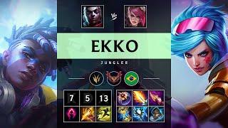 Ekko Jungle vs Vi - BR Grandmaster Patch 25.10