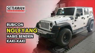 Jeep rubicon ngleyang, habis benerin kaki-kaki