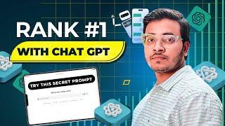 How I Ranked #1 on Google with ChatGPT AI ?