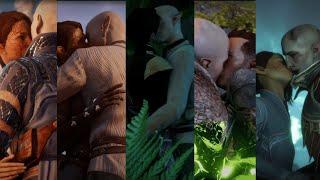 All Solas and Lavellan kisses | Dragon Age: The Veilguard and Inquisition