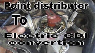 How to convert point to electric distributer maruti 800