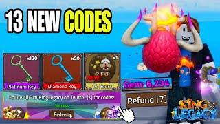 *NEW CODES* ALL WORKING CODES IN KING LEGACY 2024 DECEMBER! ROBLOX KING LEGACY CODE