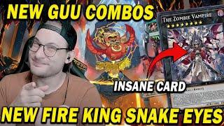 New Yu-Gi-Oh! Fire King Snake-eyes Azamina Deck profile & Combo explanation #yugioh #yugiohtcg