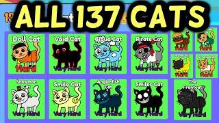 How to Get ALL 137 CATS in FIND THE CATS ROBLOX FIND THE CATS [ SQUID UPDATE CodeNoodle ]