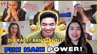 FIKI NAKI - LIVESTREAM PRANK!! Dia Langsung Kaget Di Follow RIBUAN ORANG ‼️ | MJ REACTION