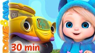 The Wheels On The Bus Part 3 and More Baby Songs | Kids Songs & Nursery Rhymes by Dave and Ava 