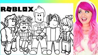 Coloring Roblox Avatars Bacon Boy, Acorn Girl, Kawaii Girl Coloring Pages | Roblox Coloring Videos