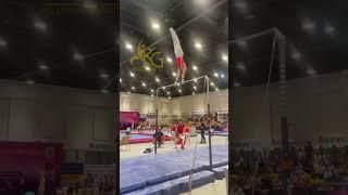 Eldrew Yulo's qualification performance on the high bar #karleldrewyulo #teamyulosupporters