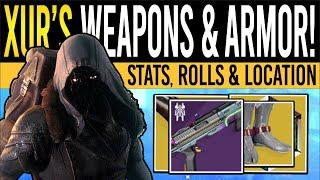 Destiny 2 XUR | NEW WEAPONS & ARMOR INVENTORY! - Stat Rolls, Exotic Loot & Location | 30th September