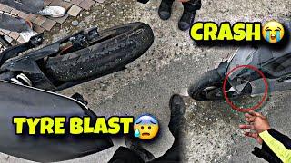 Tyre Blast|| Live Crash|| Hyper Ride|| Wheelies|| #ktm #crash #tyre #rc390