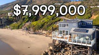 Secluded Malibu Beach Home On One Of LA's Most Famous Beaches