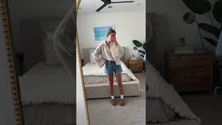 Tasman Uggs unboxing + try-on #shorts #unboxingvideo #winteroutfits #winterfashion #cozyvibes #tryon