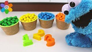 Learn Colors & Numbers with Cookie Monster | Best Toddler Video | Fun Educational Video For Toddlers