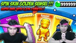 RITUAL HOW TO GET SKIN GOLDEN SENSEI IN SPIN ! ONLY 0.5% CHANCES | Stumble Guys