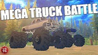 SpinTires MudRunner: MEGA TRUCK BATTLE! (NEW Ford OBS Dually)