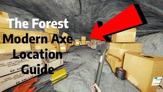 The Forest  | How to Get The Modern Axe Location Guide/Tutorial 2024