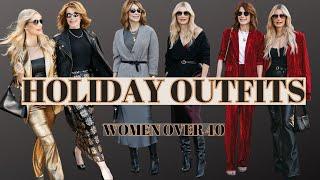 12 Classy Holiday Outfits for Women Over 40 | Fashion Over 40